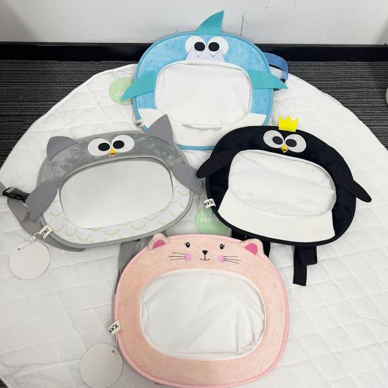 Baby Seat Mirror Reflective Large Vision Acrylic Cute Cartoon Safety Back Babyview Mirror Household Supplies