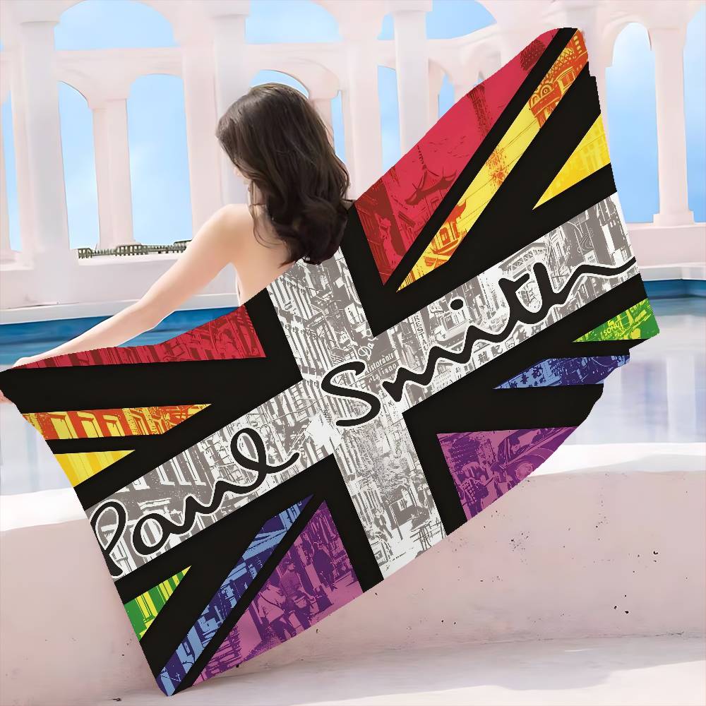 Fashion Brand Famous P-Paul S-Smith Anime Beach Swimming Towel Soft Absorbent Washcloth Children's Gifts For Travel Camping Gym