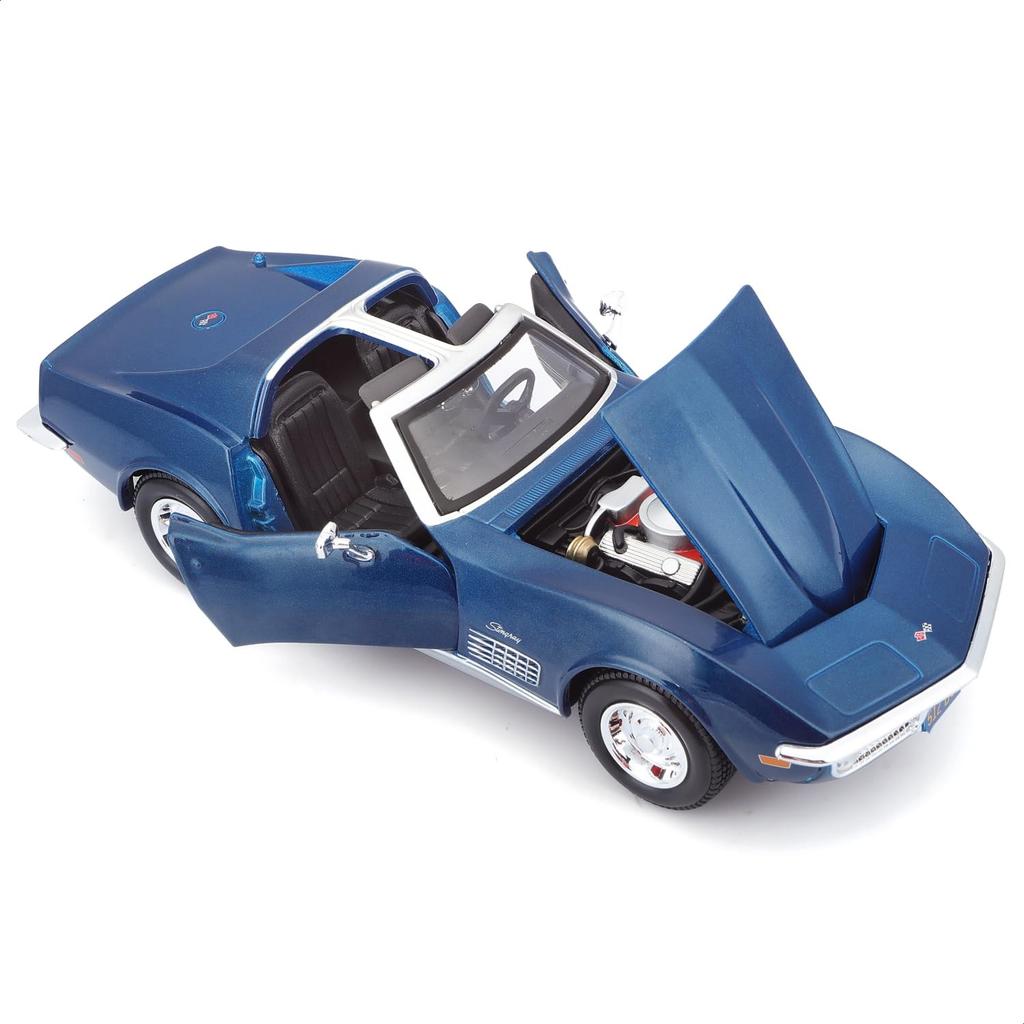 Maisto scale diecast model of the 1970 Chevrolet Corvette in Blue number 31202 1/24 (product BU)