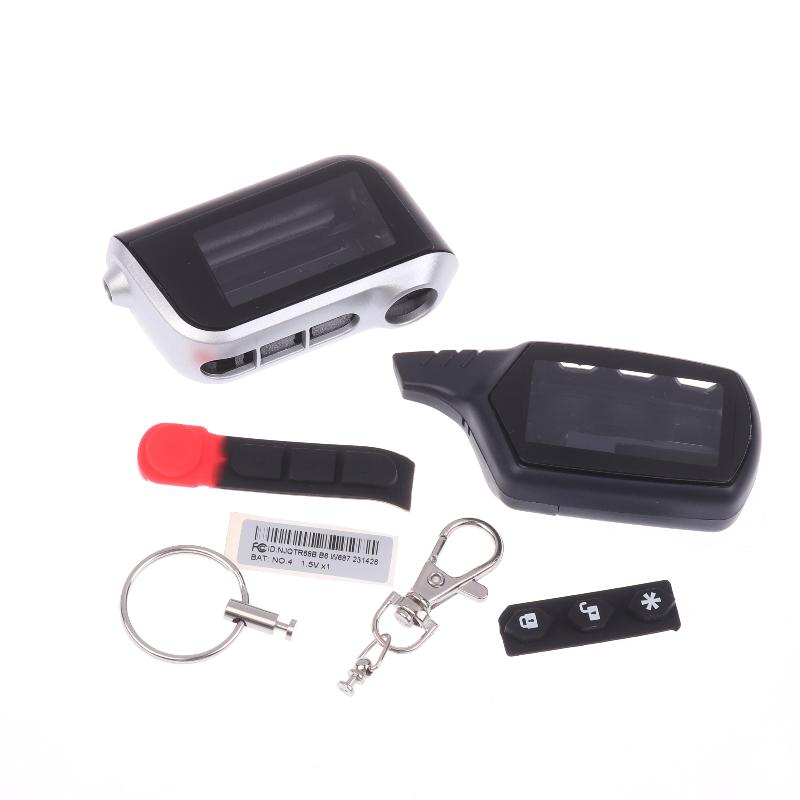 1 Set For Russian Starline A91 A61 B9 B6 Lcd Remote Control Two Way Car Alarm System Key Shell Body Cover Keychain Case