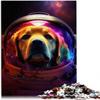 Puzzle for Adults and Children Space Golden Retriever 300 Piece Jigsaw Puzzles for Adults Jigsaw Teenagers and Children Puzzles Educational Games For 