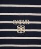 Seteo All Day Crew Neck Layered Sleeveless Top Navy Stripe