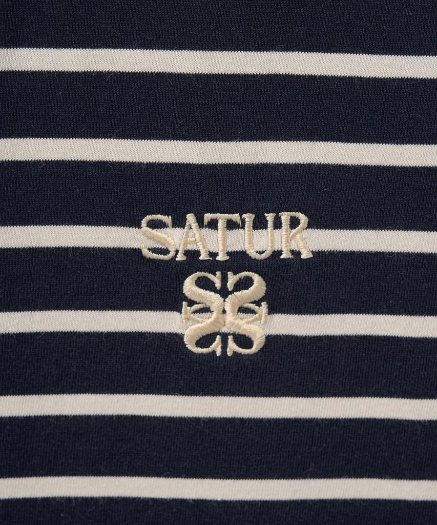 Seteo All Day Crew Neck Layered Sleeveless Top Navy Stripe