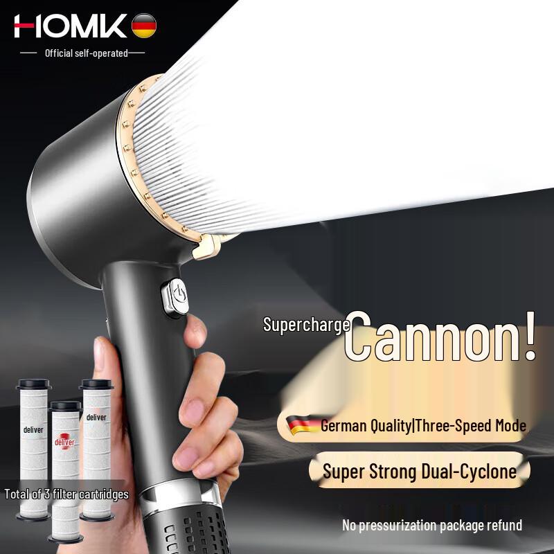 HOMK German Pressurized Shower Head with Filter 20-Year Warranty