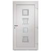 VidaXL Porte d'entrée Blanc 108x208 cm