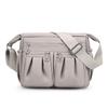New Trendy One-Shoulder Crossbody Shopping Bag Multi-Compartment Casual Middle-Aged Mother Bag Nylon Cloth Women'S Bag