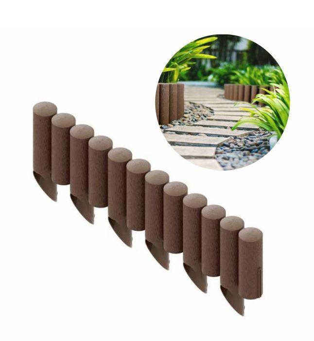 Garden Edging - ICH-ZAPFE.DE - Plastic - Brown - 2.3m X 25.5cm