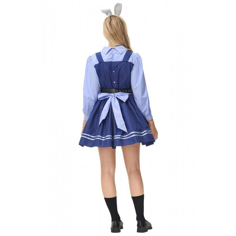 Long Sleeve Judy Sheriff Costume, Movie Zootopia Rabbit Sheriff