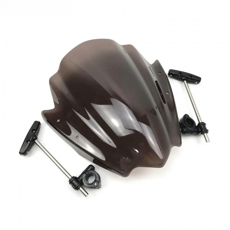 For Suzuki GSR750 GSR600 GSR400 GSR 400 GSR 600 GSR 750 Motorcycle Street Bike Adjustable Windshield WindScreen Fit ALL Year