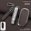 Zinc Alloy Leather Car Key Fob Case For Kia Ceed Cerato Forte Niro Seltos Sorento Soul Sportage Telluride K5 Keyless Case