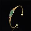 Hand-Wound Natural Stone Crystal Stone Moonstone Gold Hemming Bracelet Bracelet Bracelet B15