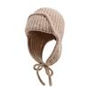 Fashion Thickened Winter Knitted Hat Warm Ear Protection Lei Feng Hat Elastic Casual Beanies Cap Women
