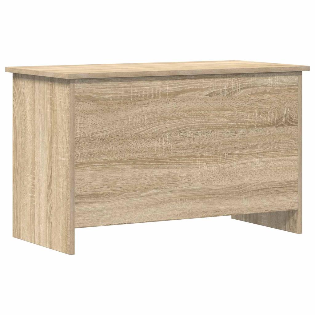 Storage Box Sonoma Oak 80 X 40 X 50 Cm Engineered Wood