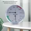 Wall Mounted Temperature Humidity Measurement Meter Clear Scale Steam Room Thermometers Hygrometer Gauge for Sauna Room