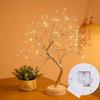 6 Colors 108 LED Warm White Tree Lights USB/Battery Operated Starry Copper String Lights Indoor/Outdoor Table Tree Night Light