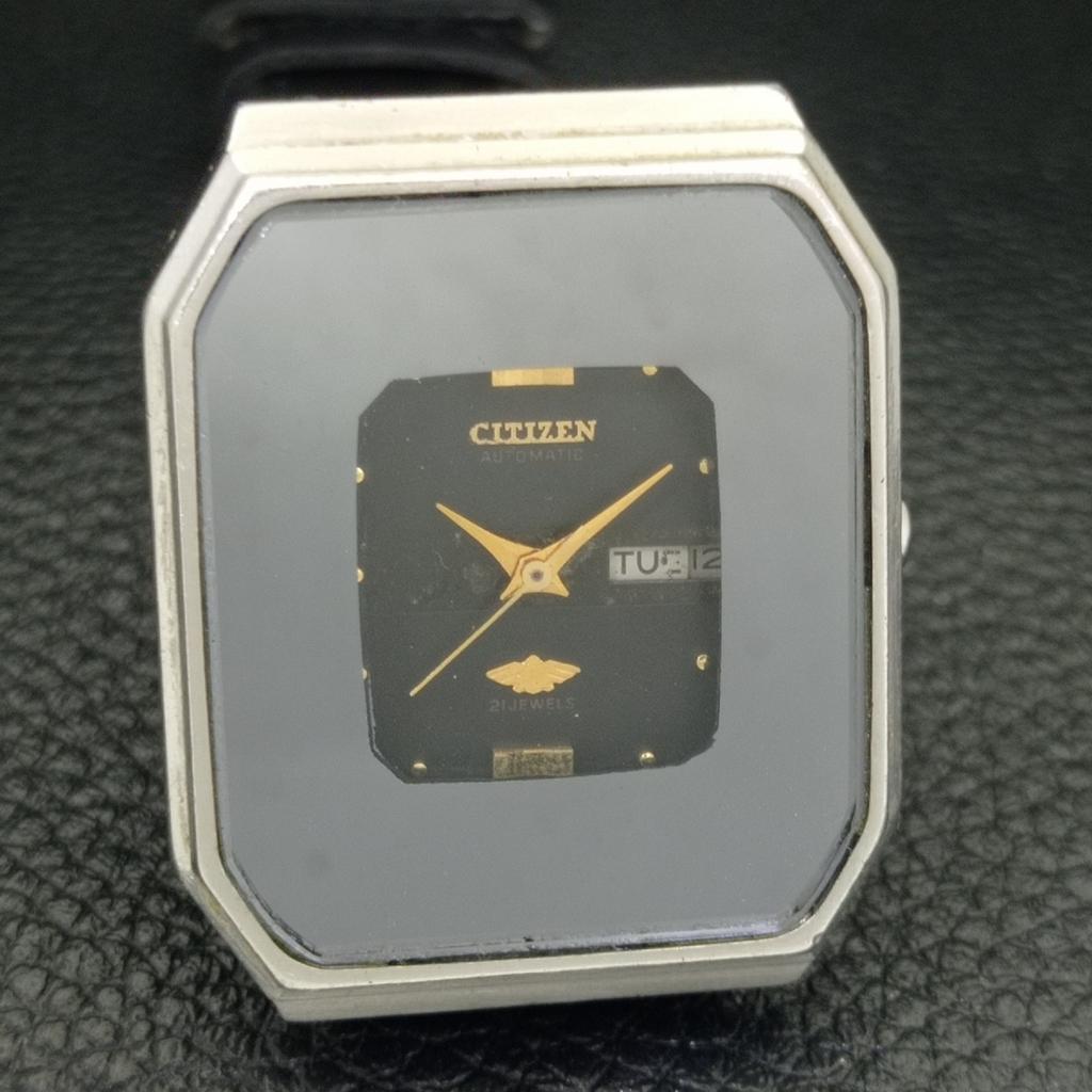 AUTOMATIC VINTAGE CITIZEN 6650A JAPAN BOY ORIGINAL DIAL WATCH a700351-5