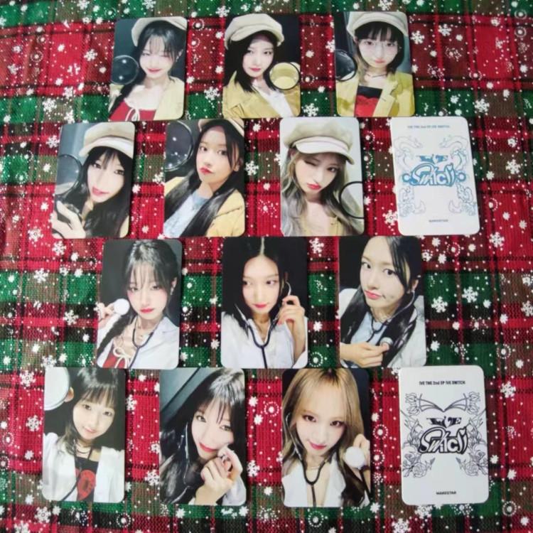 Ive 2nd Mini Album Switch Unpublished Poca Makestar Lucky Detective Photo Card Set of 6