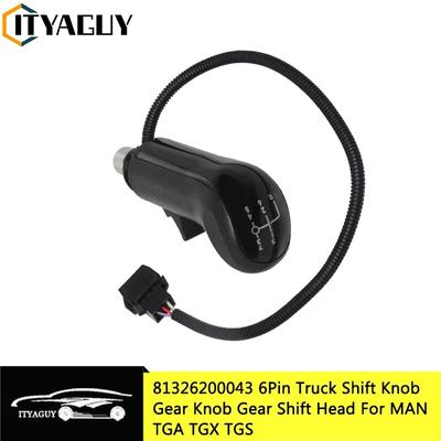 81326200043 81326200085 6 Pin 8 Geschwindigkeit + R Lkw Elektrische Schaltknauf Auto Getriebe Hebel Griff Kopf für MAN TGA TGX TGS