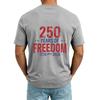 Men's V-Neck Independence Day Printed Short Sleeve Casual T-Shirt Tops