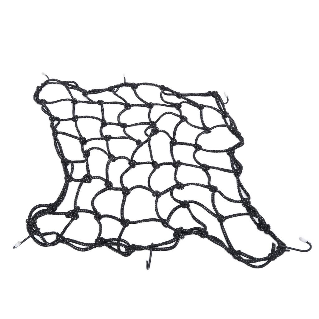 Motorcycle Helmet Mesh Latex Filament for Electric Vehicles Sports Cars OffRoad(Grey Black )