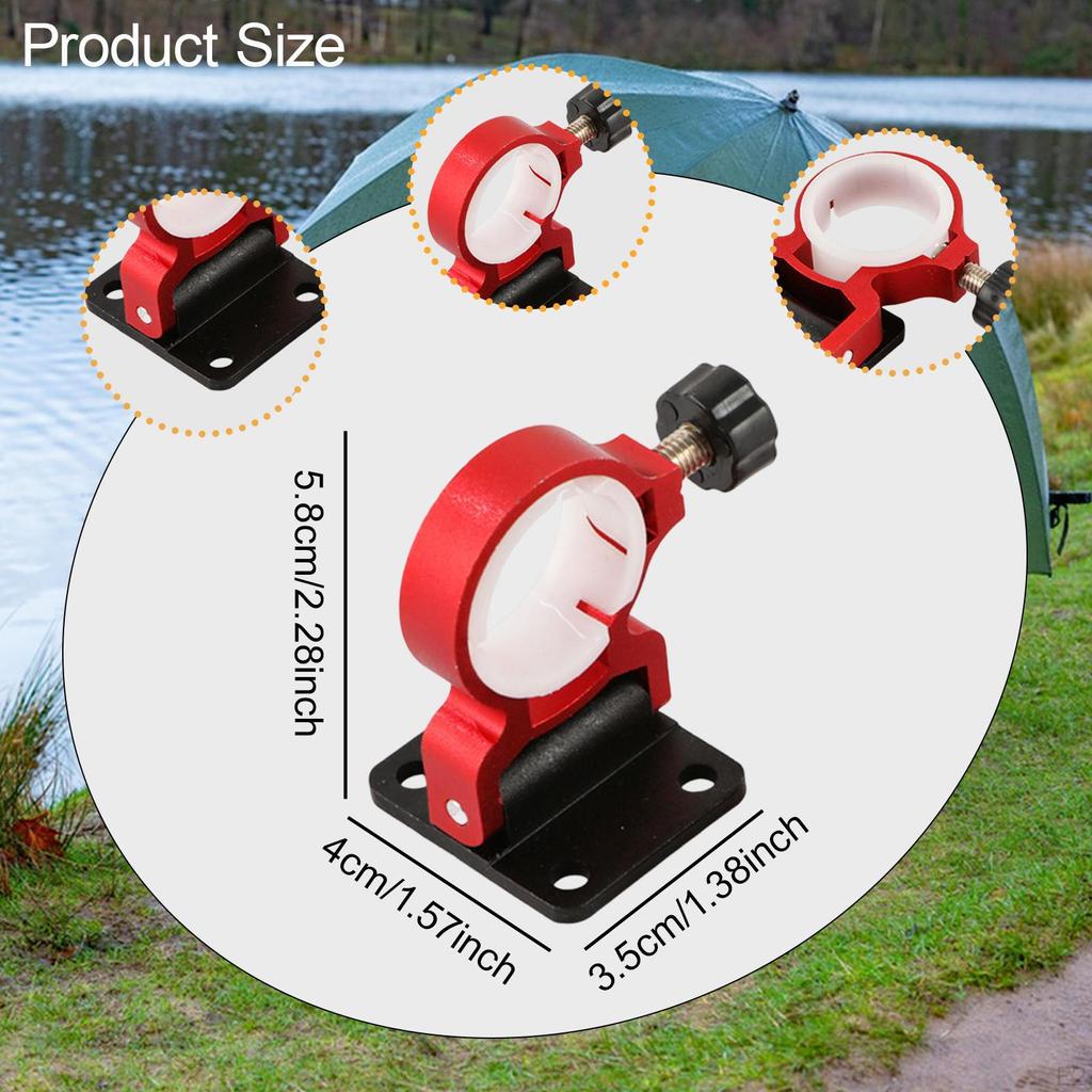 2 Pieces Foldable Ing Umbrella Holder Accessory Box Fixing Bracket