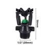 1/2 Inch Male Thread Farm Sprinkler 360 Degrees Rotary Lawn Sprinklers For Garden Gardening Water Watering 1Pc
