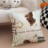 T-Tupac S-Shakur All Eyez On Me Cushion Cover Linen Pillow Case Soft Breathable Protective Couch Room Decoration