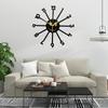 Stylish Modern Classic Design Wall Mount Clocks | Elegant 12-Inch Wall Hanging Timepiece for Home, Office, Living Room, Bedroom Decor (Sun Design)