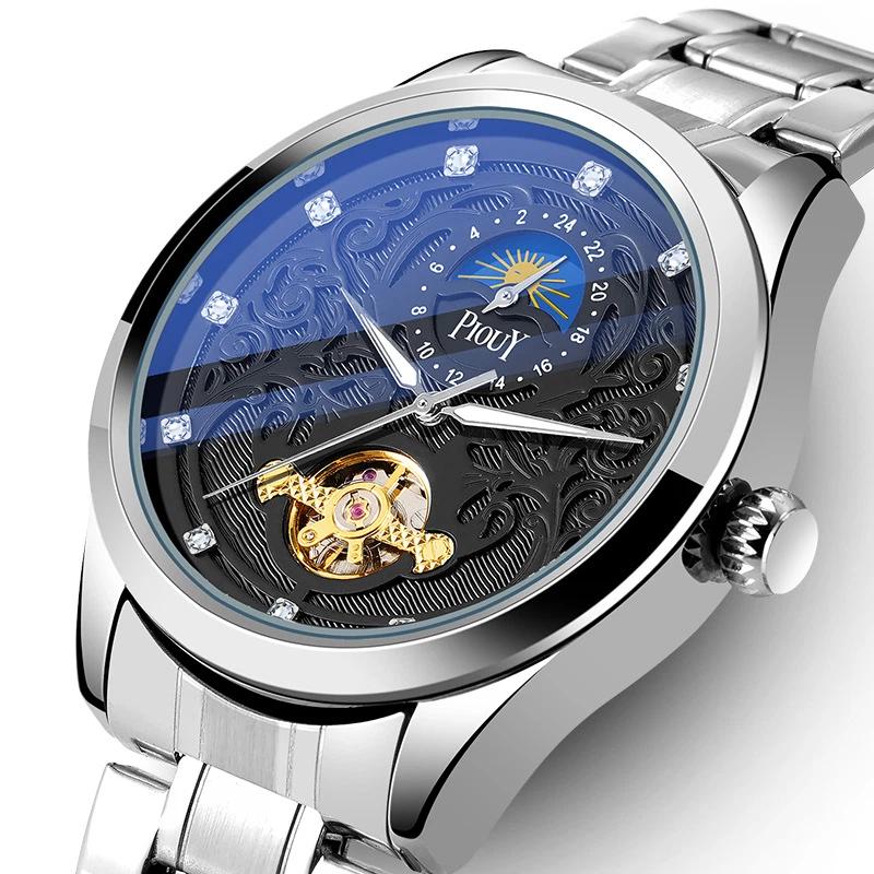 Top Brand New Men's Watch Mechanical Men's Watch Tourbillon Luminous Business Watch Automatic Mechanical Men's Watch