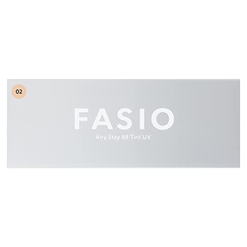 FASIO BB Creme Airy Stay BB Tint UV 02 Hellbeige 30g Wasserfest Talgabweisend SPF50+/PA++++ Sonnenschutz Make-Up Basis Foundation