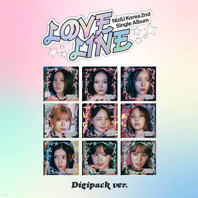 

NiziU (Needs) - KOREA 2nd Single Album : LOVE LINE [Digipack ver.] [Randomly sent out of 9 types]