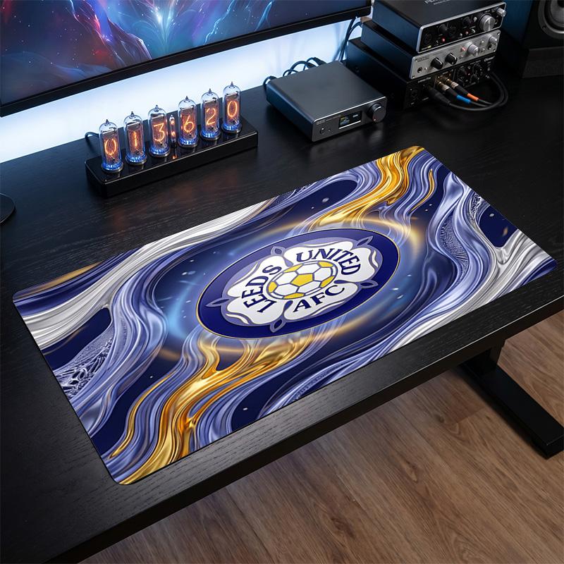 Tappetino Mouse Grande Stampa Leeds United Football, Tappetino Esteso Antiscivolo per Scrivania da Gioco per Ufficio Casa