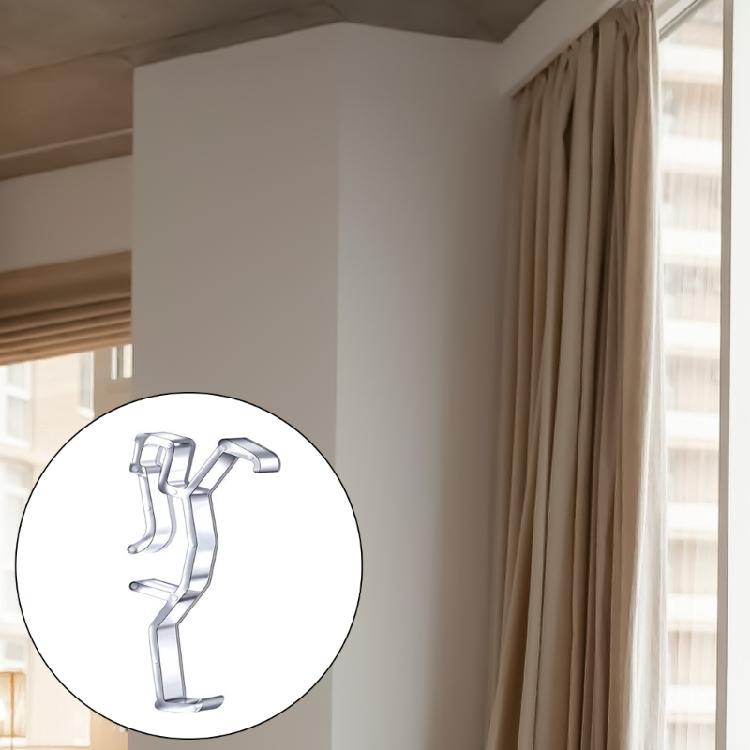 20Pcs Blinds Curtain Clips Horizontal Window Curtains Securing Clamps for Hiddens Valance Sheer