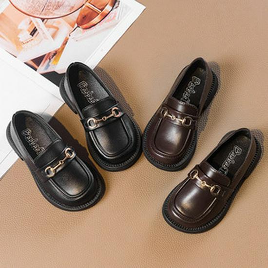 Children's 2025 Autumn/Winter Casual Leather Boots - Soft Sole Korean-Style Martin Boots for Medium & Large Kids