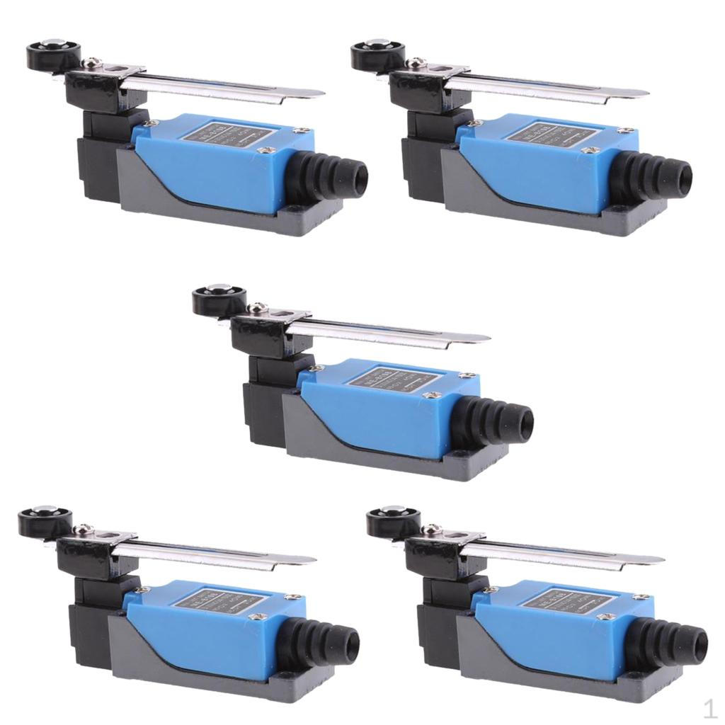 

5PCS ME-8108 Adjustable Roller Lever Self- Limit Switch AC 250V 5A NC-