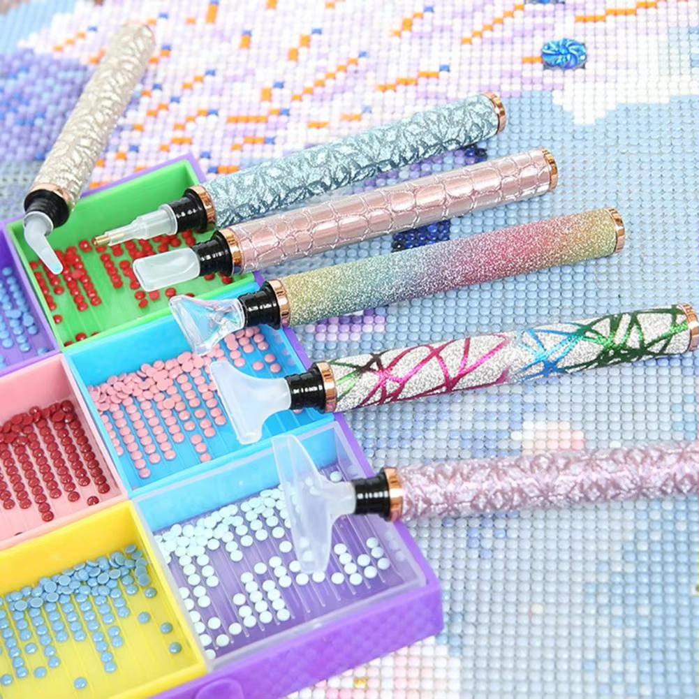 Diamond Painting Pen 5D Art Pen Diamond Painting Pen Kit Tool Accessories Stylus Drill Pen Art Cross Stitch Nail Neauty Pen