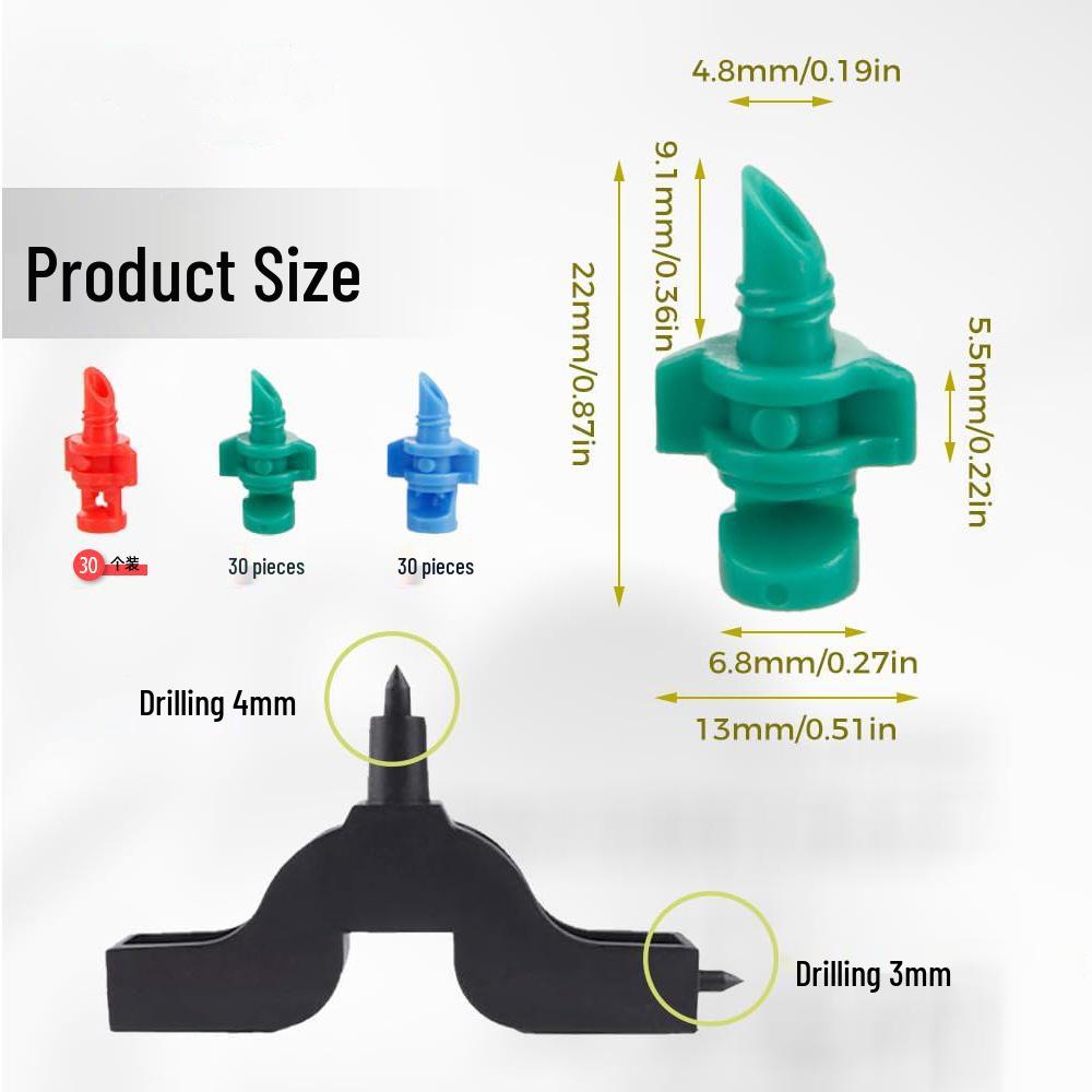 360° Refraction Atomizing Micro Sprinkler for Automatic Drip Irrigation