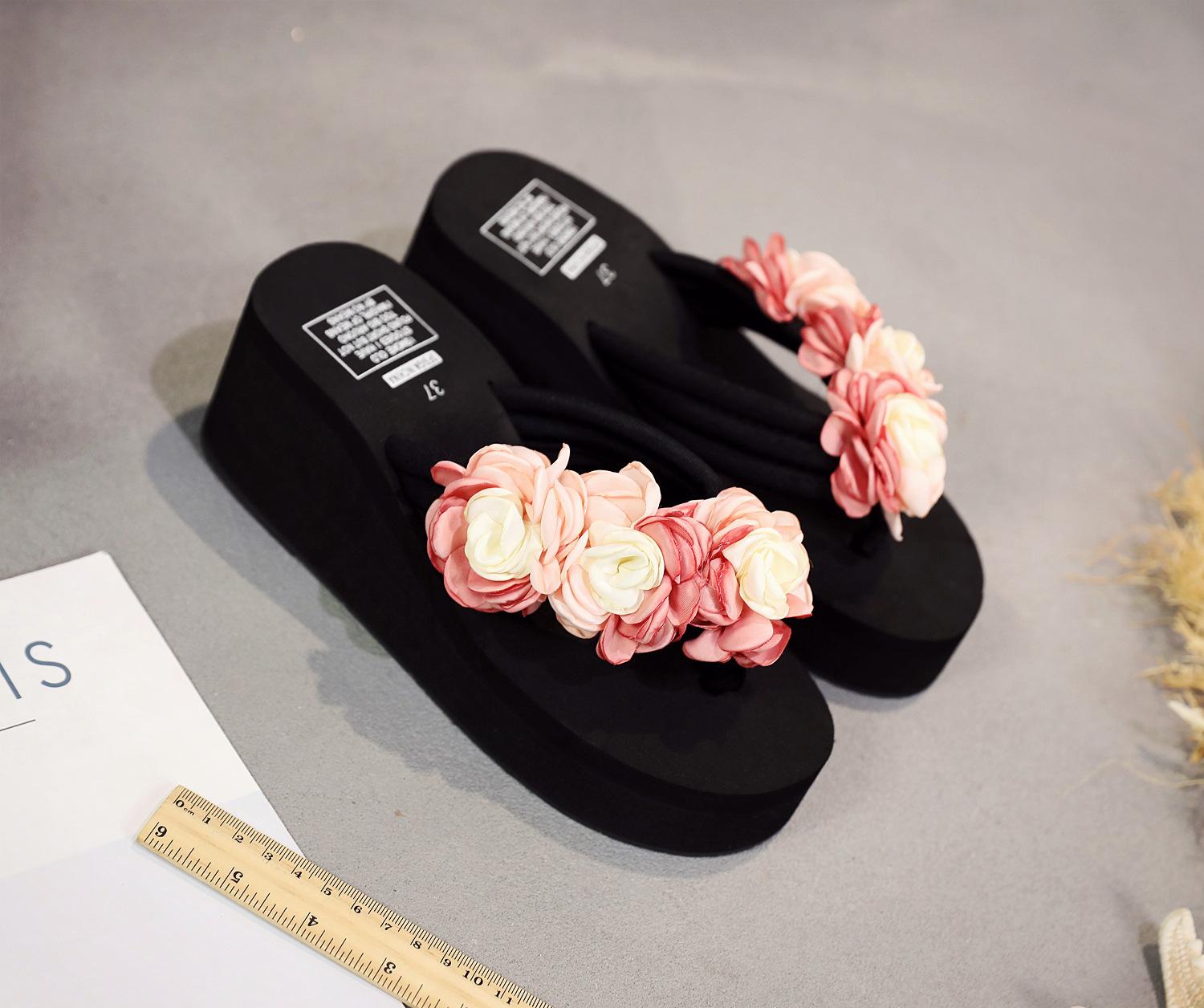 Модные женские бохо-шлепанцы на каблуке 7 см — фото 3