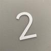 3D Self-adhesive Waterproof Plating House Number 0 To 9 Modern Gold Digits House Number Door Plate Address Outdoor Door Number