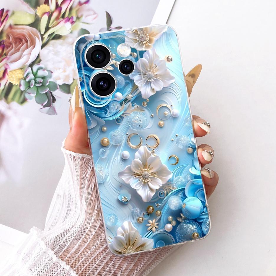 For Oppo Reno 15 FS Case Reno15 F 5G CPH2801 Luxury Butterfly Painted Cover Soft Slim Phone Case For Oppo Reno15 Pro Fundas Bags