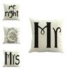 Luxurious Romantic Retro Words Quotes Throw Cushion Cover Pillow Case For Sophisticated Home Decor