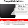 For iPad 10.2 8th 7th 9th Generation Magnetic Smart Cover For iPad 10.2 with Pencil Holder Tablet Cover