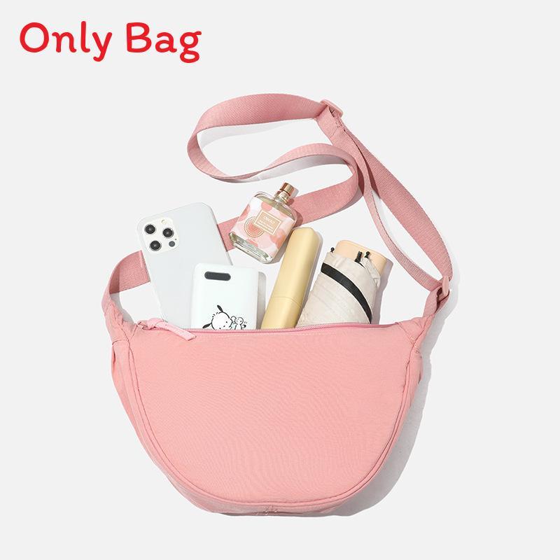 Piccola Borsa a Tracolla in Tessuto Oxford per Donna con Chiusura a Zip e Tasca per Carte per Uso Quotidiano