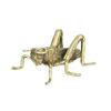 Solid Brass Cricket Ornament Retro Tea Pet Metal Insect Office Table Decoration for Insect Enthusiasts Creative Collection