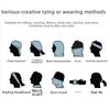 55x55cm Men's Headscarf Handshake Print Imitation Silk Woman Hip Hop Face Towel Breathable Peace Dove Arabic Square Headscarf