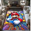 Super Mario Crystal Velvet Rug, Soft Anti‑Slip Crystal Velvet Carpet for Living Room Bedroom Home Decor