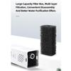 Silent Fish Tank Filter Wave Making Built-in Loop Oxygen Aquarium Filtration Pump Submersible Water Aquarium Filter for Pond