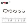 50PCS Parker Fishing Accessories Connector Pin Bearing Rolling Rotating Stainless Steel Snap Hook Lure Rotating Tackle