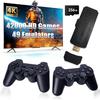 GWALSNTH 42000 Games In 1 Retro Game Stick,Wireless Mini Retro Game Console with 256GB SD Card,Built In 49 Emulators,Two 2.4GHz Bluetooth Wireless