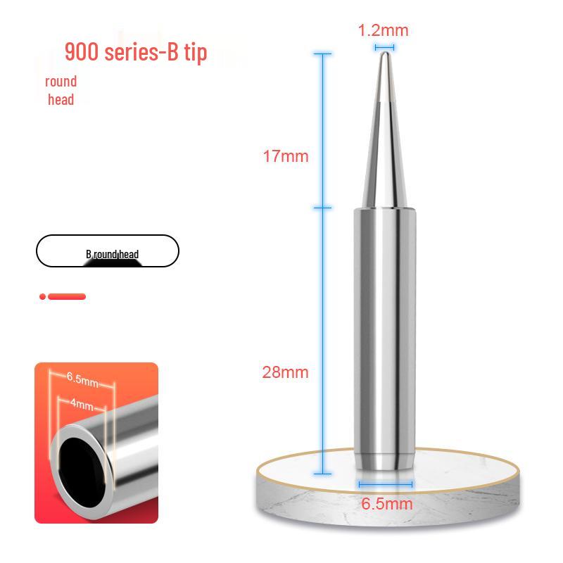 900 High Temp 400°C Soldering Iron Tip for 936 Station - Internal Heat, Constant Temp, K Horseshoe Tip